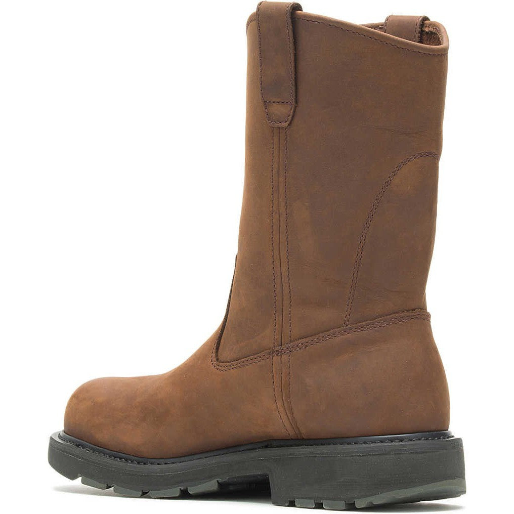 Wolverine Men's DD Steel Toe Wellington Work Boot- Brown- W04707  - Overlook Boots
