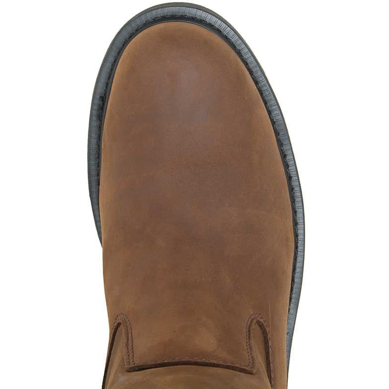 Wolverine Men's DD Soft Toe Wellington Work Boot - Brown - W04727  - Overlook Boots