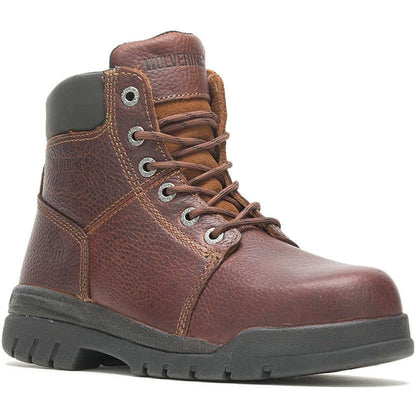 Wolverine Men's Marquette 6" Steel Toe Work Boot - Walnut - W04713 7 / Medium / Brown - Overlook Boots