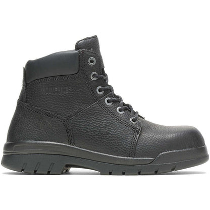 Wolverine Men's Marquette 6" Steel Toe Work Boot - Black - W04714 7 / Medium / Black - Overlook Boots