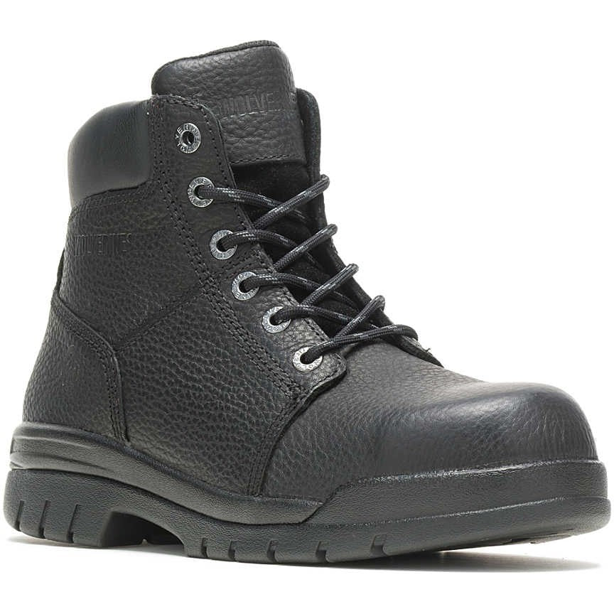 Wolverine Men's Marquette 6" Steel Toe Work Boot - Black - W04714  - Overlook Boots
