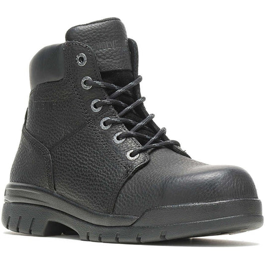 Wolverine Men's Marquette 6" Steel Toe Work Boot - Black - W04714  - Overlook Boots