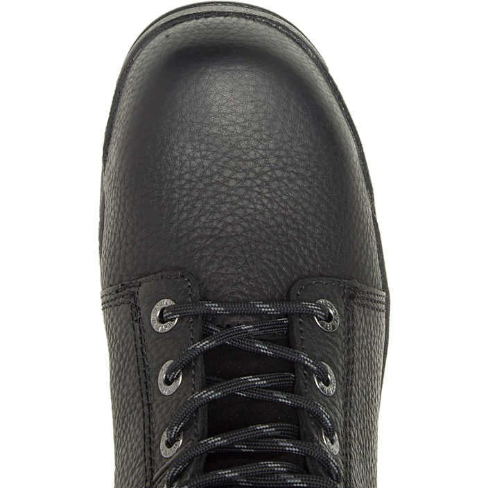Wolverine Men's Marquette 6" Steel Toe Work Boot - Black - W04714  - Overlook Boots