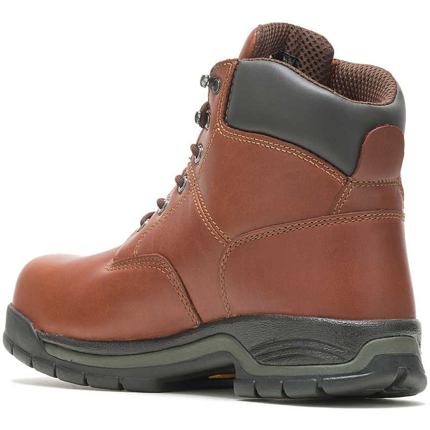 Wolverine Men's Harrison 6" Soft Toe Work Boot - Brown - W04906  - Overlook Boots