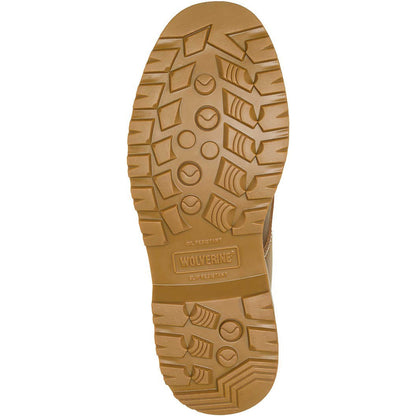 Wolverine Men's Floorhand 6" Moc Toe Waterproof Work Boot- Tan- W080139 - Overlook Boots