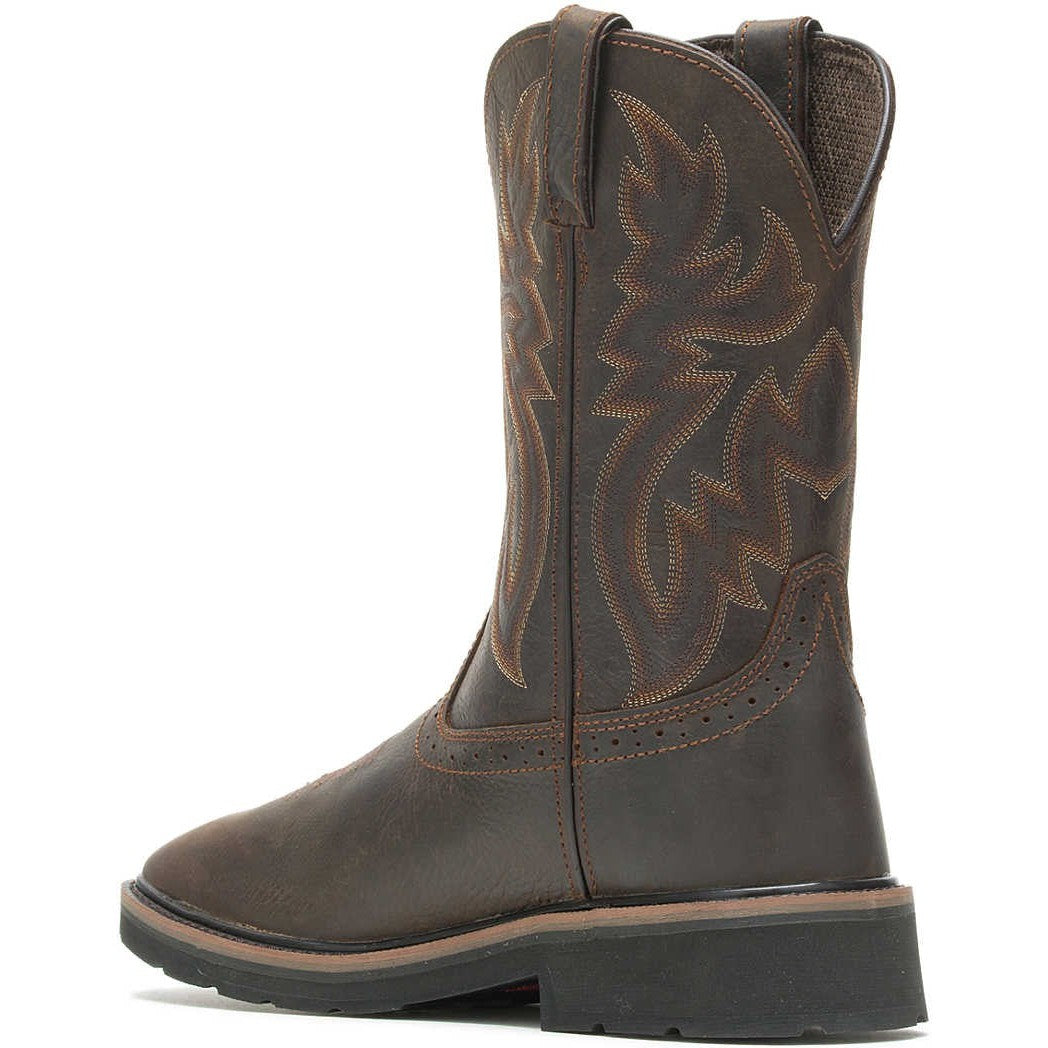 Wolverine Men's Rancher Steel Toe Western Work Boot- Brown- W10702  - Overlook Boots