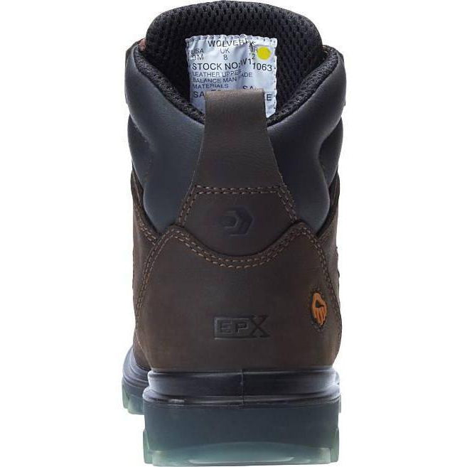 Wolverine Men's I-90 EPX BOA Carbonmax 6" Waterproof Work Boot Coffee W191063 - Overlook Boots