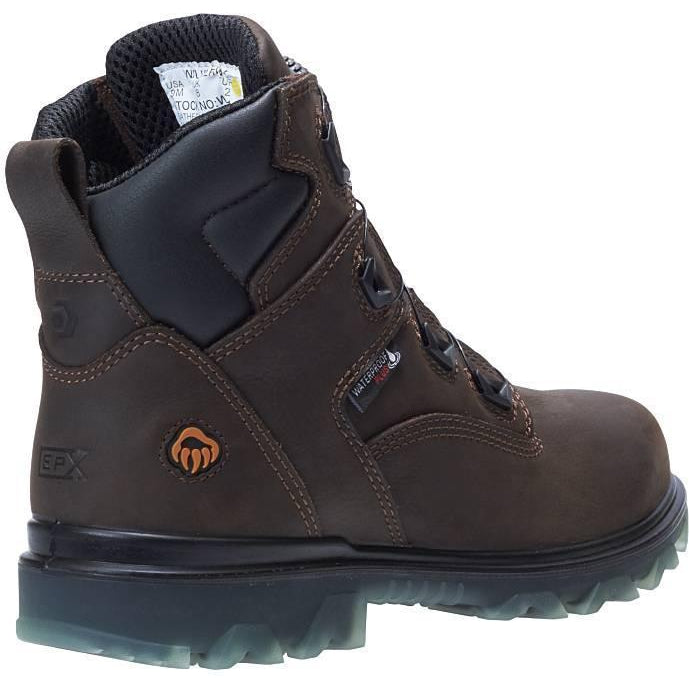 Wolverine Men's I-90 EPX BOA Carbonmax 6" Waterproof Work Boot Coffee W191063 - Overlook Boots