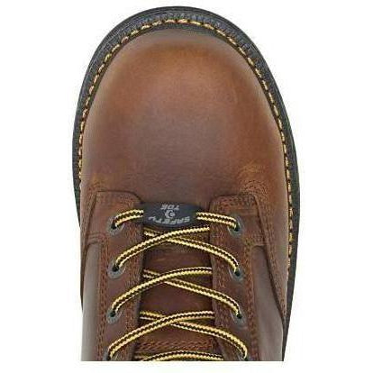 Wolverine Men's Hellcat 8" Soft Toe Waterproof Work Boot - Tobacco - W200065 - Overlook Boots