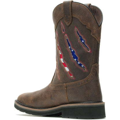Wolverine Men's Rancher Claw Steel Toe Waterproof Western Work Boot - Brown - W201218 - Overlook Boots