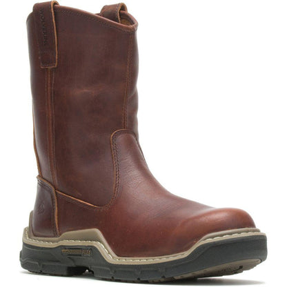 Wolverine Men's Raider Durashocks Composite Toe Wellington Work Boot- W211105 7 / Medium / Brown - Overlook Boots