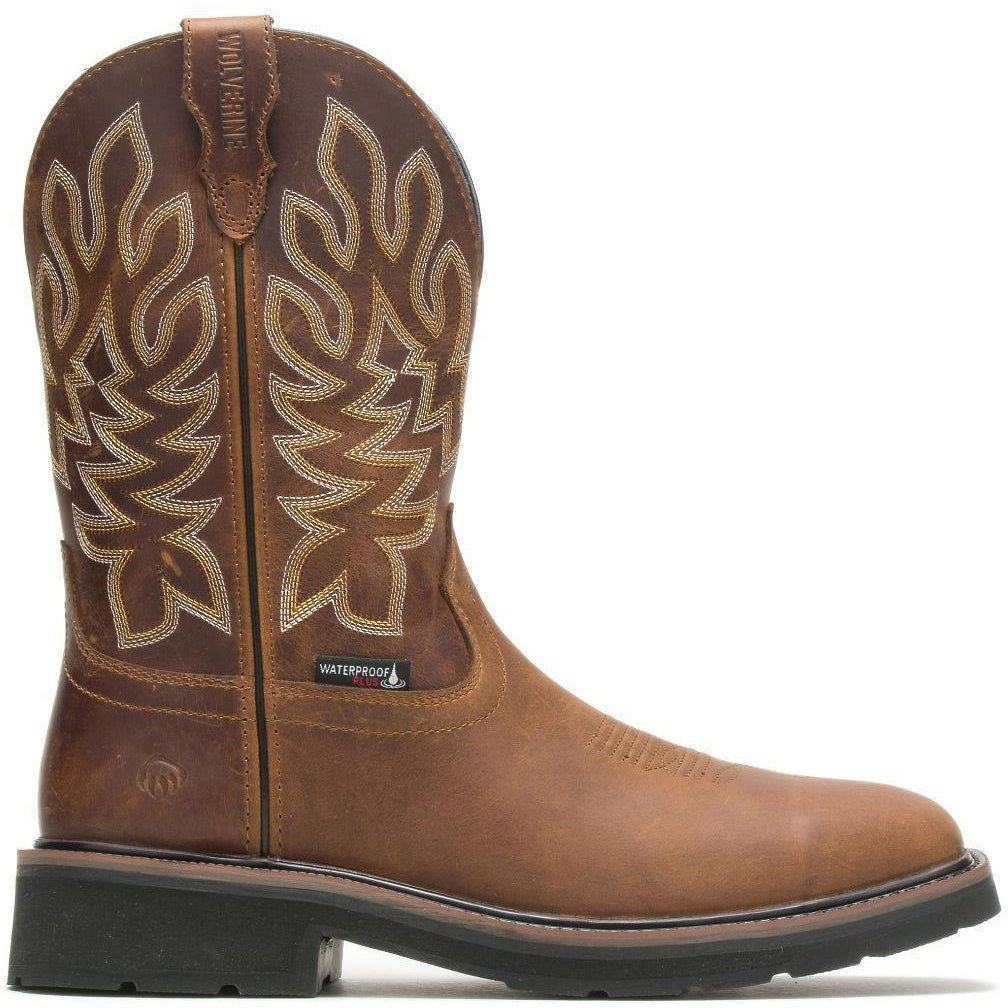 Wolverine Men's Rancher Steel Toe Waterproof Western Work Boot - W211114 - Overlook Boots
