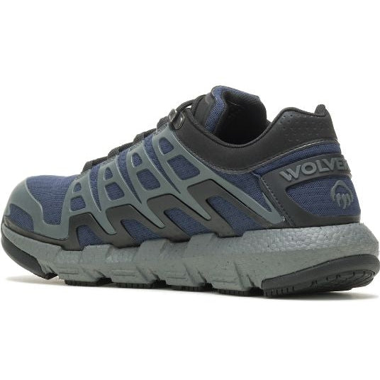 Wolverine Men's Rev Vent Durashocks Carbon Toe Work Shoe -Navy- W211176  - Overlook Boots