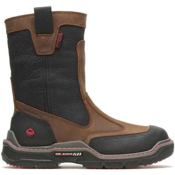 Wolverine Men's Raider Durashocks Heavy Duty 10" Waterproof Work Boot Brown W221005 7 / Medium / Brown - Overlook Boots
