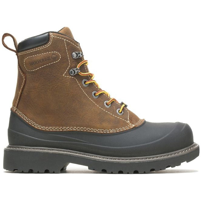 Wolverine Men's Floorhand Swamp 6" Waterproof Steel Toe Pac Work Boot Brown W221019 7 / Medium / Brown - Overlook Boots