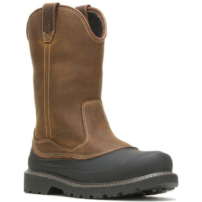 Wolverine Men's Floorhand Swamp Waterproof Steel Toe Work Pac Boot Brown- W221020 - Overlook Boots