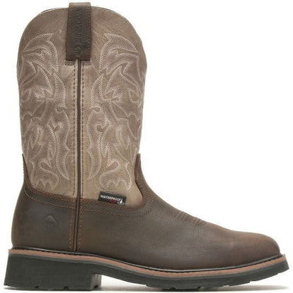 Wolverine Men's Rancher Waterproof Wellington Steel Toe Work Boot Brown W221030 7 / Medium / Brown - Overlook Boots