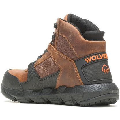 Wolverine Men's Rev Vent Durashocks Composite Toe CarbonMax Work Boot - Tobacco - W221034 - Overlook Boots