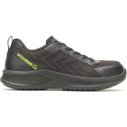 Wolverine Men's Bolt Durashocks Knit Carbonmax Work Shoe -Black- W231000 7 / Medium / Black - Overlook Boots