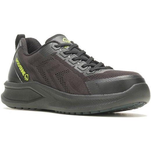 Wolverine Men's Bolt Durashocks Knit Carbonmax Work Shoe -Black- W231000  - Overlook Boots