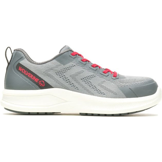 Wolverine Men's Bolt Durashocks Knit Carbonmax Work Shoe -Grey- W231002 7 / Medium / Grey - Overlook Boots