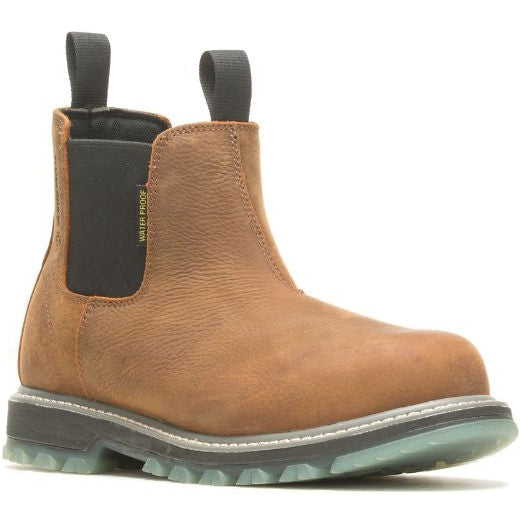 Wolverine Men's Floorhand Lx Steel Toe Waterproof Work Boot -Brown- W230014 - Overlook Boots