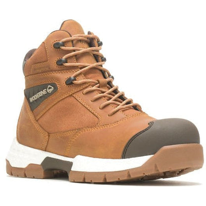 Wolverine Men's Rush Ultraspring 6" Waterproof Carbonmax Work Boot -Honey- W231040 - Overlook Boots