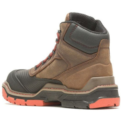 Wolverine Men's Raider Durashocks 6" Waterproof Carbonmax Work Boot -Brown- W231042 - Overlook Boots