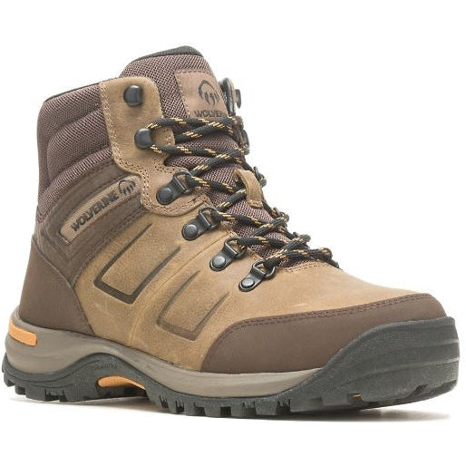 Wolverine Men's Chisel 6" Soft Toe Waterproof Slip Resistant Work Boot -Gravel- W230029 - Overlook Boots