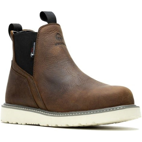 Wolverine Men's Trade Wedge Steel Toe Work Boot - Brown - W231101  - Overlook Boots