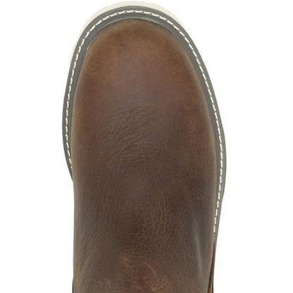 Wolverine Men's Trade Wedge Steel Toe Work Boot - Brown - W231101  - Overlook Boots