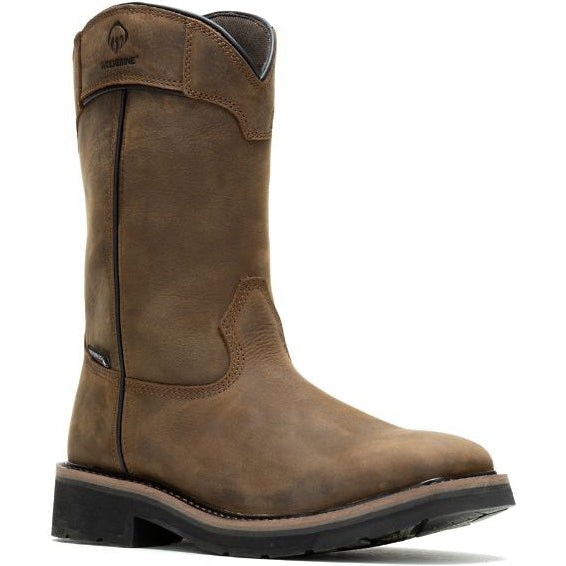 Wolverine Men's Rancher Pull Steel Toe Waterproof Work Boot -Coffee- W231114 - Overlook Boots