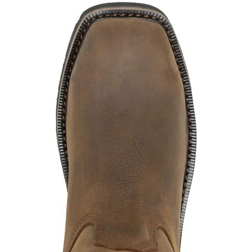 Wolverine Men's Rancher Pull Steel Toe Waterproof Work Boot -Coffee- W231114 - Overlook Boots