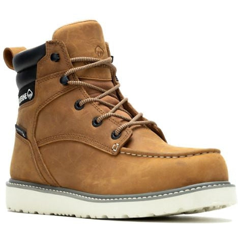 Wolverine Men's Trade Wedge Steel Toe Work Boot - Wheat - W231116  - Overlook Boots