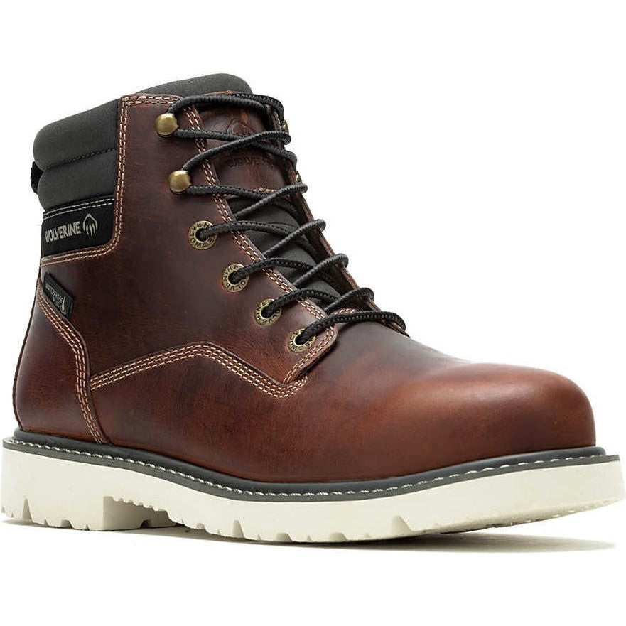 Wolverine Men's Revival 6" Soft Toe Waterproof Work Boot - Rust - W240006 - Overlook Boots