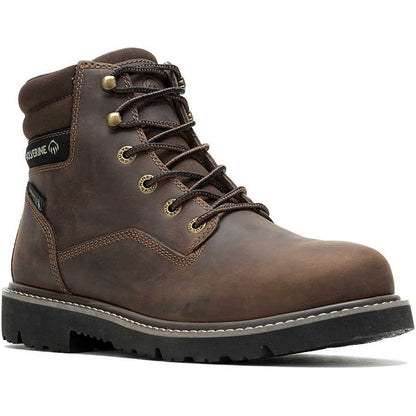 Wolverine Men's Revival 6" Soft Toe Waterproof Work Boot - Brown - W240007 - Overlook Boots