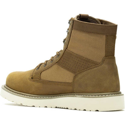 Wolverine Men's Trade Canvas 6" Soft Wedge Unlined Work Boot- Coyote- W240014  - Overlook Boots