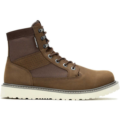 Wolverine Men's Trade Canvas 6" Soft Toe Wedge Unlined Work Boot- Brown- W240015 7 / Medium / Dark Brown - Overlook Boots