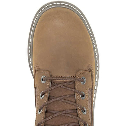 Wolverine Men's Trade Canvas 6" Soft Toe Wedge Unlined Work Boot- Brown- W240015  - Overlook Boots