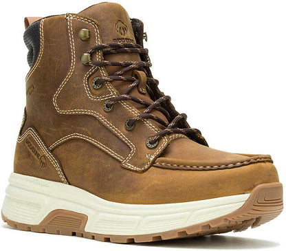 Wolverine Men's Ride 6" Soft Toe Waterproof Wedge Work Boot -Cashew- W240039 7 / Medium / Cashew - Overlook Boots