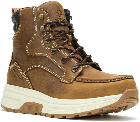 Wolverine Men's Ride 6" Soft Toe Waterproof Wedge Work Boot -Cashew- W240039 7 / Medium / Cashew - Overlook Boots