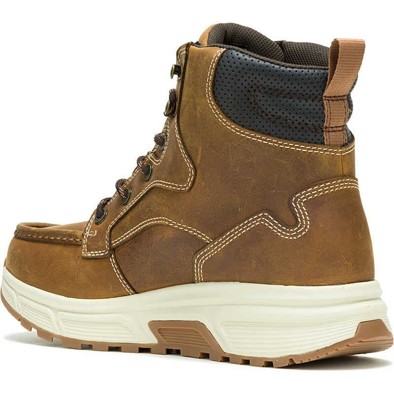 Wolverine Men's Ride 6" Soft Toe Waterproof Wedge Work Boot -Cashew- W240039 - Overlook Boots