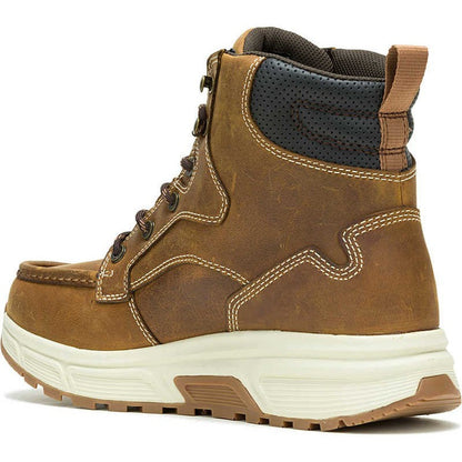 Wolverine Men's Ride 6" Soft Toe Waterproof Wedge Work Boot -Cashew- W240039 - Overlook Boots
