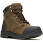 Wolverine Men's Carlsbad 6" Cap Soft Toe Waterproof Work Boot -Brown- W240055 7 / Medium / Brown - Overlook Boots