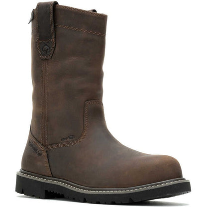 Wolverine Men's Revival 10" Composite Toe Waterproof Wellington Work Boot- Brown- W241020 - Overlook Boots