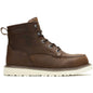 Wolverine Men's Trade 6" Composite Toe Wedge Unlined Work Boot- Brown- W241057 7 / Medium / Dark Brown - Overlook Boots