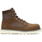 Wolverine Men's Trade Canvas 6" Composite Toe Wedge Work Boot- Brown- W241062 7 / Medium / Dark Brown - Overlook Boots