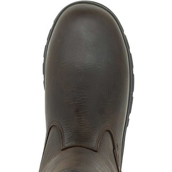 Wolverine Men's Carlsbad 10" Steel Toe Waterproof Wellington Work Boot- Brown- W241066 - Overlook Boots