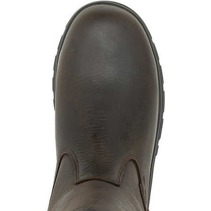 Wolverine Men's Carlsbad 10" Steel Toe Waterproof Wellington Work Boot- Brown- W241066 - Overlook Boots