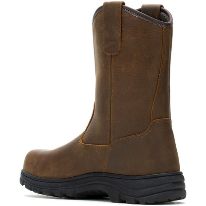 Wolverine Men's Carlsbad 10" Steel Toe Waterproof Wellington Work Boot- Brown- W241069 - Overlook Boots